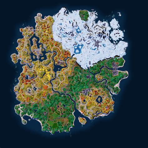 fortnite chapter 4 season 1 map